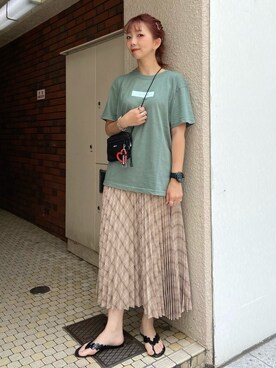 佐藤 麻理さん(レディース・164cm)の夏コーディネート