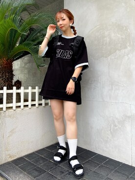 佐藤 麻理さん(レディース・164cm)の夏コーディネート