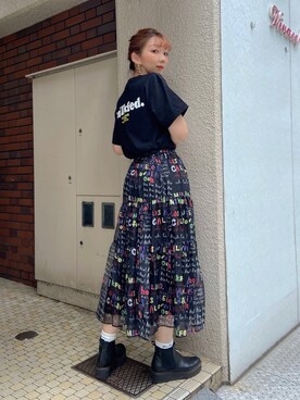 佐藤 麻理さん（レディース・164cm）の夏コーディネート