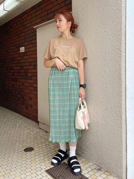 佐藤 麻理さん(レディース・164cm)の夏コーディネート
