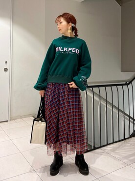 佐藤 麻理さん（レディース・164cm）の秋コーディネート