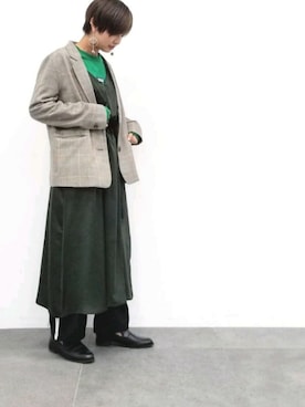 「SEVENDAYS=SUNDAY（セブンデイズサンデイ）のアイテム（ベルト）」を使った、Aina Kitagawaさん（レディース・159cm）の秋コーディネート