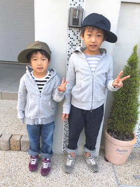 ようひなさん(キッズ・120cm)の冬コーディネート