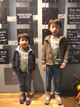 ようひなさん（キッズ・120cm）の冬コーディネート