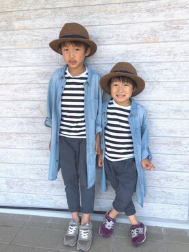 ようひなさん（キッズ・126cm）の春コーディネート