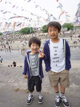 ようひなさん（キッズ・126cm）の春コーディネート