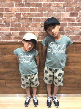 ようひなさん（キッズ・131cm）の夏コーディネート