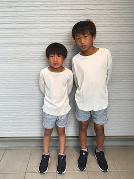 「アイテム（トップス）」を使った、ようひなさん（キッズ・135cm・10代）の秋コーディネート