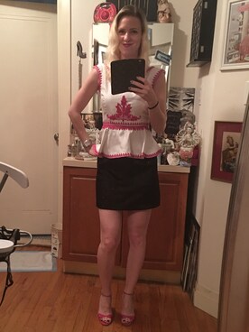 「Marc by Marc Jacobs（マークバイマークジェイコブス）のアイテム（サンダル）」を使った、Kimさん（レディース・168cm）の春コーディネート