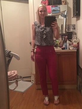 「JOE FRESH（フレッシュ）のアイテム」を使った、Kimさん（レディース・168cm）の夏コーディネート