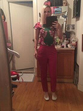 「JOE FRESH（フレッシュ）のアイテム」を使った、Kimさん（レディース・168cm）の秋コーディネート