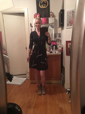「ANN TAYLOR（アンテイラー）のアイテム（ワンピース/ドレス）」を使った、Kimさん（レディース・168cm）の秋コーディネート
