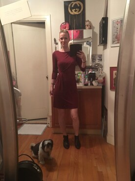 「ANN TAYLOR（アンテイラー）のアイテム（ワンピース/ドレス）」を使った、Kimさん（レディース・168cm）の秋コーディネート