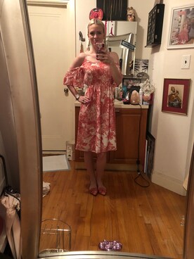 「ANN TAYLOR（アンテイラー）のアイテム（ワンピース/ドレス）」を使った、Kimさん（レディース・168cm）の夏コーディネート