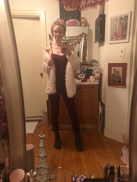 「EXPRESS（エクスプレス）のアイテム（トップス）」を使った、Kimさん（レディース・168cm）の冬コーディネート