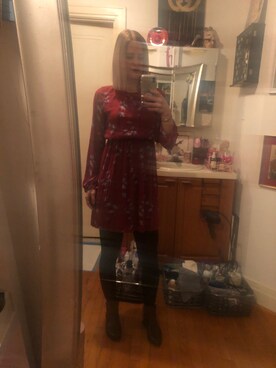 「ANN TAYLOR（アンテイラー）のアイテム（ワンピース/ドレス）」を使った、Kimさん（レディース・168cm）の春コーディネート