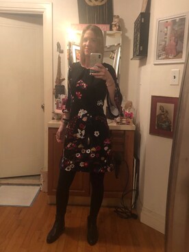 「ANN TAYLOR（アンテイラー）のアイテム（ワンピース/ドレス）」を使った、Kimさん（レディース・168cm）の春コーディネート