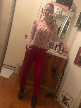 「MICHAEL KORS（マイケルコース）のアイテム（パンツ）」を使った、Kimさん（レディース・168cm）の春コーディネート