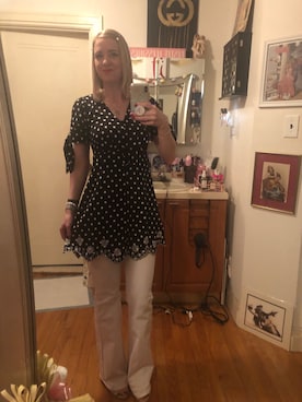 「EXPRESS（エクスプレス）のアイテム（ワンピース/ドレス）」を使った、Kimさん（レディース・168cm）の春コーディネート