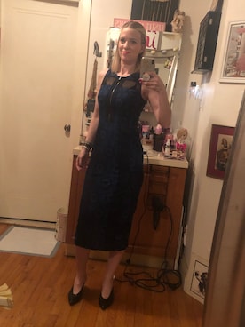 「EXPRESS（エクスプレス）のアイテム（ワンピース/ドレス）」を使った、Kimさん（レディース・168cm）の春コーディネート