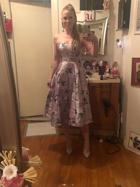 「asos（エイソス）のアイテム（ワンピース）」を使った、Kimさん（レディース・168cm）の春コーディネート