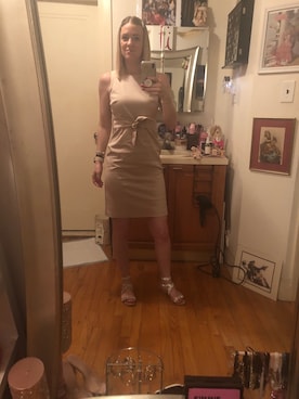 「ANN TAYLOR（アンテイラー）のアイテム（ワンピース/ドレス）」を使った、Kimさん（レディース・168cm）の夏コーディネート