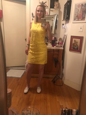 「ANN TAYLOR（アンテイラー）のアイテム（ワンピース/ドレス）」を使った、Kimさん（レディース・168cm）の夏コーディネート