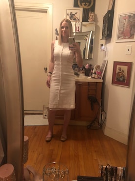 「ANN TAYLOR（アンテイラー）のアイテム（ワンピース/ドレス）」を使った、Kimさん（レディース・168cm）の夏コーディネート