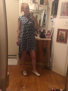 「ANN TAYLOR（アンテイラー）のアイテム（ワンピース/ドレス）」を使った、Kimさん（レディース・168cm）の夏コーディネート