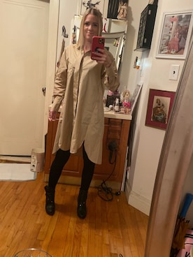 「EXPRESS（エクスプレス）のアイテム（ワンピース/ドレス）」を使った、Kimさん（レディース・168cm）の秋コーディネート