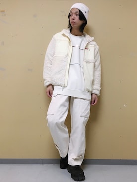 「PRADA（プラダ）のアイテム」を使った、いくしまらいき🐻さん（メンズ・173cm）の冬コーディネート