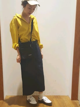 「SEVENDAYS=SUNDAY（セブンデイズサンデイ）のアイテム（スニーカー）」を使った、i　n　eさん（レディース・156cm）の夏コーディネート