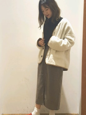 「SEVENDAYS=SUNDAY（セブンデイズサンデイ）のアイテム（ミリタリージャケット）」を使った、i　n　eさん（レディース・156cm）の秋コーディネート