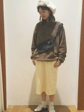 「SEVENDAYS=SUNDAY（セブンデイズサンデイ）のアイテム（帽子）」を使った、i　n　eさん（レディース・156cm）の秋コーディネート