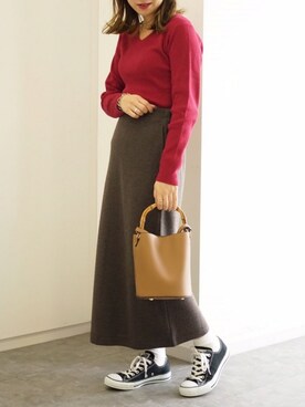 i n eさん(レディース・156cm)の冬コーディネート