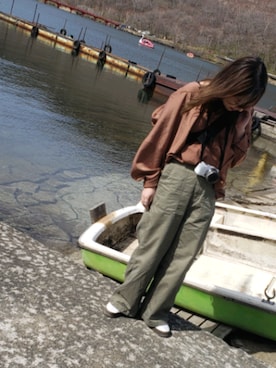 i n eさん(レディース・156cm)の春コーディネート