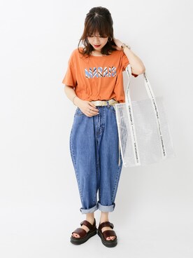 i n eさん(レディース・156cm)の春コーディネート