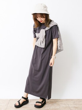 i　n　eさん（レディース・156cm）の夏コーディネート