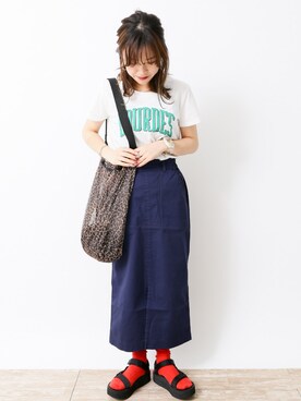 i n eさん(レディース・156cm)の夏コーディネート