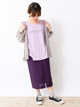 i　n　eさん（レディース・156cm）の夏コーディネート