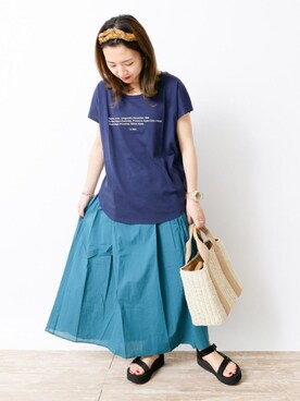 i n eさん(レディース・156cm)の夏コーディネート