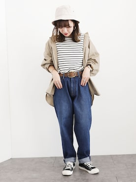 i　n　eさん（レディース・156cm）の夏コーディネート