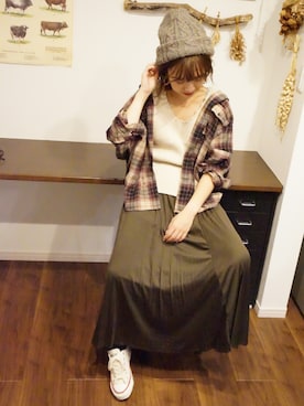 i　n　eさん（レディース・156cm）の秋コーディネート