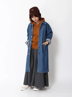 「SEVENDAYS=SUNDAY（セブンデイズサンデイ）のアイテム（ブルゾン）」を使った、i　n　eさん（レディース・156cm）の秋コーディネート