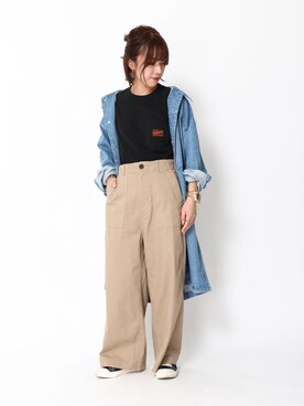 「SEVENDAYS=SUNDAY（セブンデイズサンデイ）のアイテム（ブルゾン）」を使った、i　n　eさん（レディース・156cm）の秋コーディネート