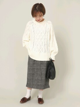 i n eさん(レディース・156cm)の秋コーディネート