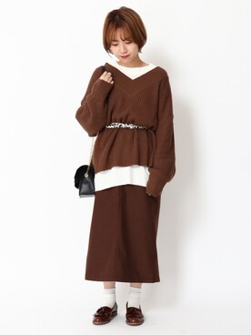 i　n　eさん（レディース・156cm）の秋コーディネート