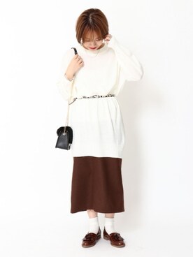 i n eさん(レディース・156cm)の冬コーディネート