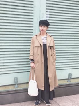 「JOURNAL STANDARD LUXE（ジャーナルスタンダード　ラックス）のアイテム（ワンピース/ドレス）」を使った、Kazumiさん（レディース・165cm）の春コーディネート