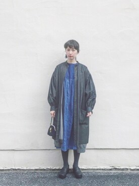 「フラワーピアス」｜Kazumiさん（レディース・165cm）の春コーディネート